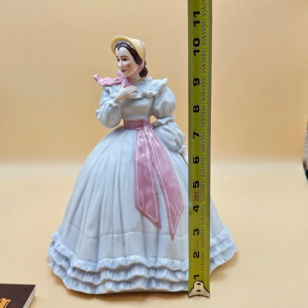 RARE Franklin Mint Melanie Wilkes‎ Porcelain Doll Gone With The Wind Book 1988